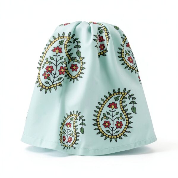 Velvet Fabric by oneOone Mint Green Stretch Decor Material-0