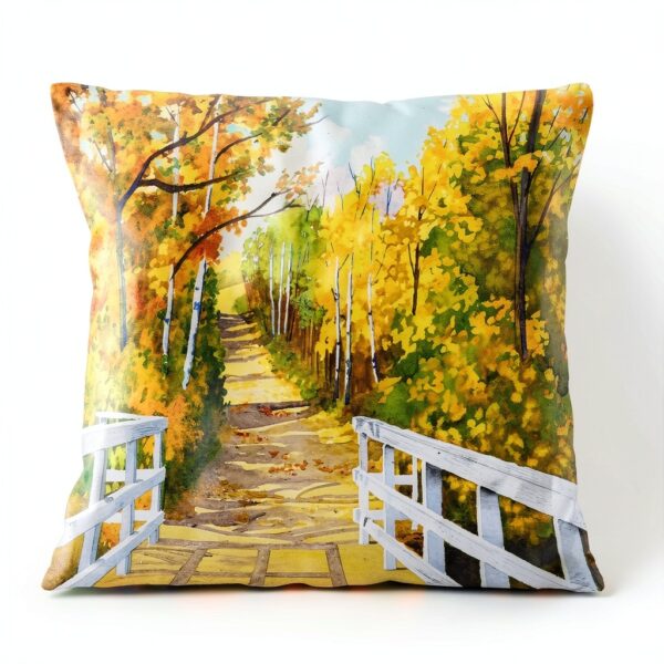 Designart Parkland Trails Cushion Cover Polyester Modern