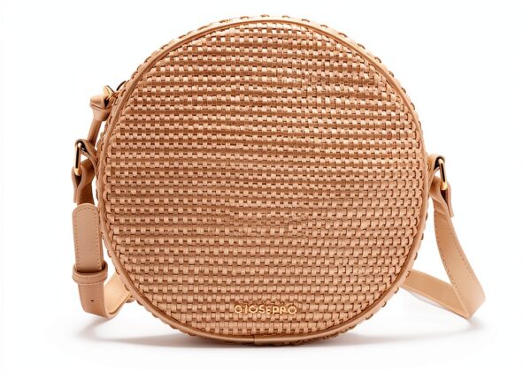 GIOSEPPO Womens Crossbody Bag Platinum Braided Shoulder