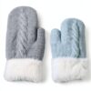 Nurnesy Reversible Thermal Gloves Double Sided Warmth Unisex-5