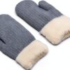 Nurnesy Reversible Thermal Gloves Double Sided Warmth Unisex-4