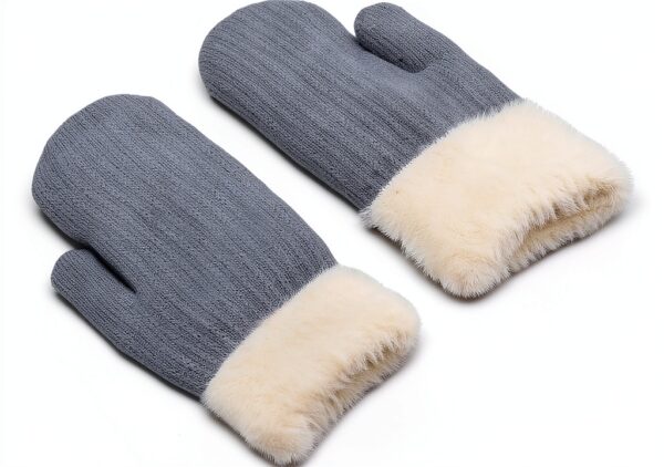 Nurnesy Reversible Thermal Gloves Double Sided Warmth Unisex-4