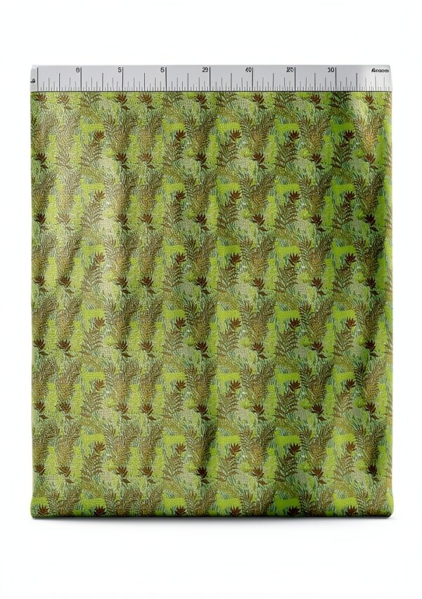 oneOone Velvet Fabric Mint Green Stretch Sewing Material-3