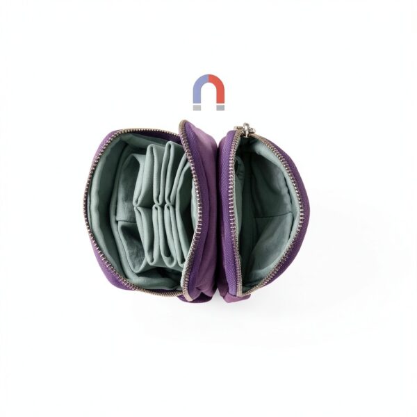 Lumayina 2-in-1 Velvet Jewelry Organizer Lavender Purple-2