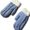 Nurnesy Reversible Thermal Gloves Double Sided Warmth Unisex-7