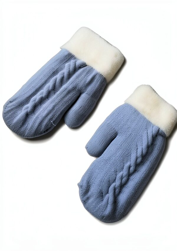 Nurnesy Reversible Thermal Gloves Double Sided Warmth Unisex-7