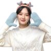 Nurnesy Reversible Thermal Gloves Double Sided Warmth Unisex-3