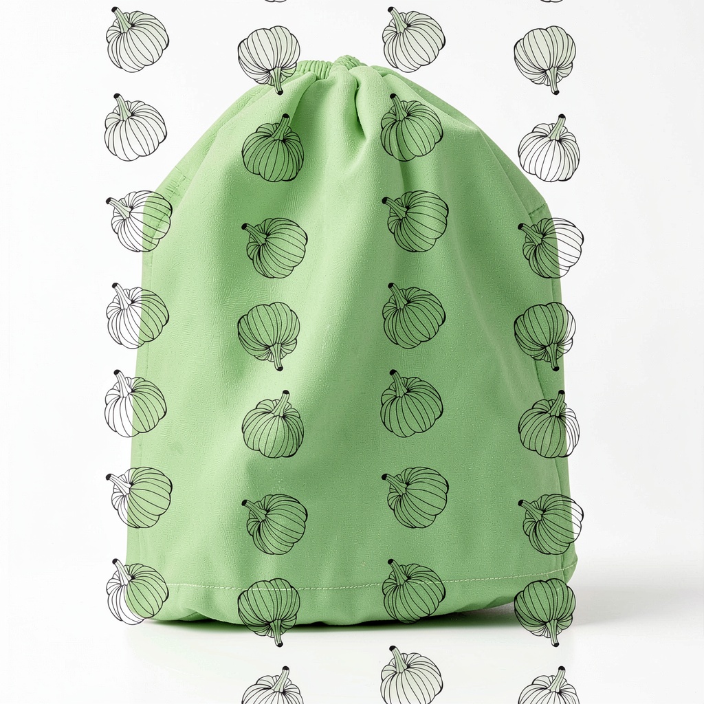 oneOone velvet fabric in mint green color displayed on a sewing table