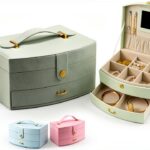 DPS Trading Ltd Jewelry Box Green Modern Luxury Storage-0