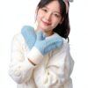 Nurnesy Reversible Thermal Gloves Double Sided Warmth Unisex-2