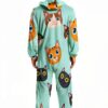 RPLIFE Hooded Velvet Pajamas Soft Unisex Lounge Wear-4