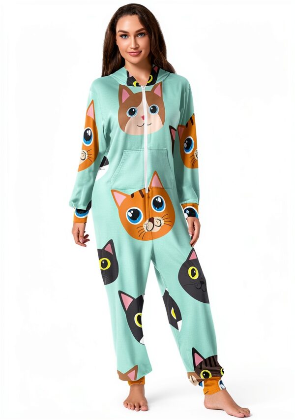 RPLIFE Hooded Velvet Pajamas Soft Unisex Lounge Wear-0