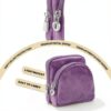 Lumayina 2-in-1 Velvet Jewelry Organizer Lavender Purple-3