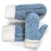 Nurnesy Reversible Thermal Gloves Double Sided Warmth Unisex-1