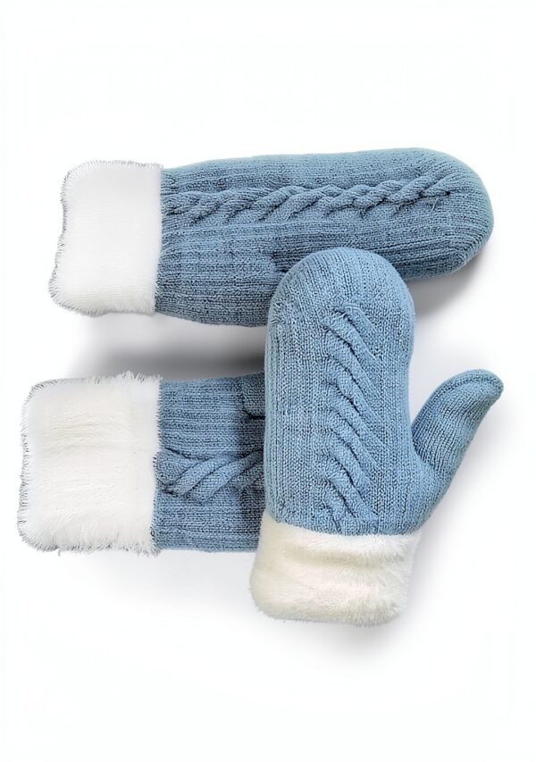 Nurnesy Reversible Thermal Gloves Double Sided Warmth Unisex-1