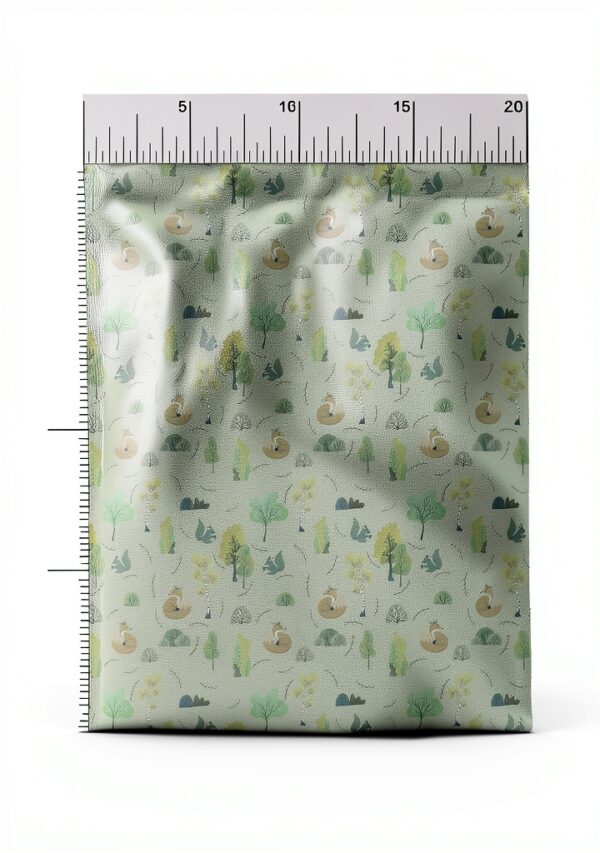 oneOone Velvet Mint Green Fabric Autumn Sewing Material Print Fabric by The Yard 58 Inch Wide-1