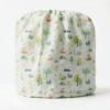 oneOone Velvet Mint Green Fabric Autumn Sewing Material Print Fabric by The Yard 58 Inch Wide-0