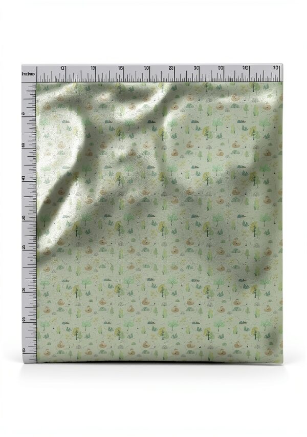 oneOone Velvet Mint Green Fabric Autumn Sewing Material Print Fabric by The Yard 58 Inch Wide-3