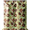 oneOone Velvet Mint Green Fabric Floral Retro Dress Material Fabric Print Fabric by The Yard 58 Inch Wide-395-2