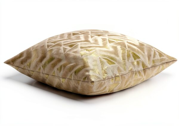 AmeliaHome 2 Cushion Covers 45 x 45 cm Decorative Cushion Covers Zip Geometric Glamour Velvet Navy Beige Gold-1