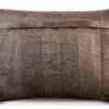 The HomeCentric Decorative Charcoal Grey 30x65 cm (12"x26") Lumbar Cushion Covers, Velvet Beaded Lumbar Cushion Covers, Striped Pattern Modern Style - Sparkling Stripe Charcoal-2