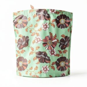 oneOone Velvet Mint Green Fabric Floral Retro Dress Material Fabric Print Fabric by The Yard 58 Inch Wide-395-0