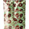 oneOone Velvet Mint Green Fabric Floral Retro Dress Material Fabric Print Fabric by The Yard 58 Inch Wide-395-1